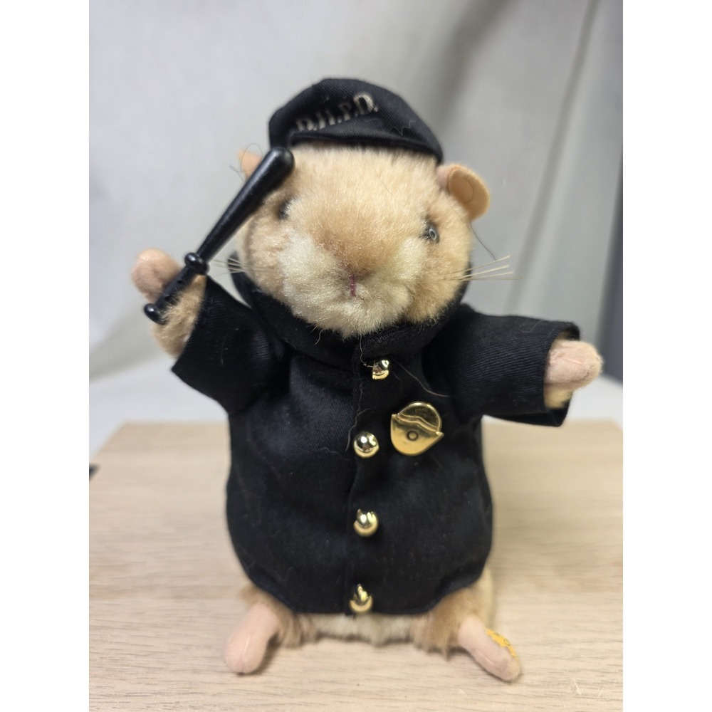 Gemmy "Sarge" Dancing Hamster Cop Police D.H.P.D. Singing "Bad Boys" 2003